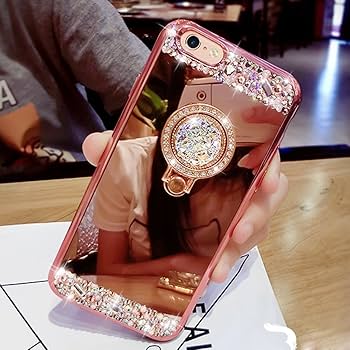 Amazon.com: Lozeguyc Case for iPhone 8 Plus,Luxury Crystal